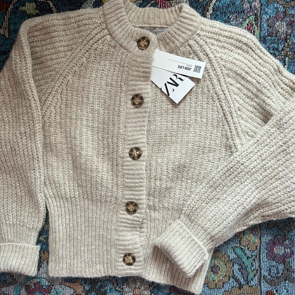 Zara ribbed knit jacket - Picture 9 of 9